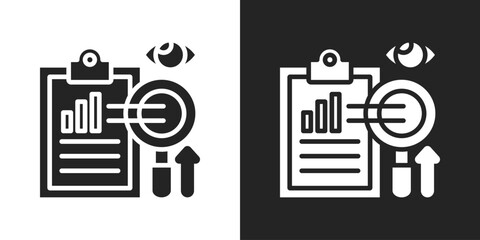 Transparency Icon In Black And White Glyph Style