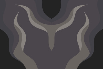 Abstract illustration with dark waves. Waves wallpaper.
