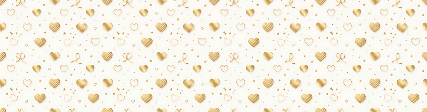 pattern love background gold l
