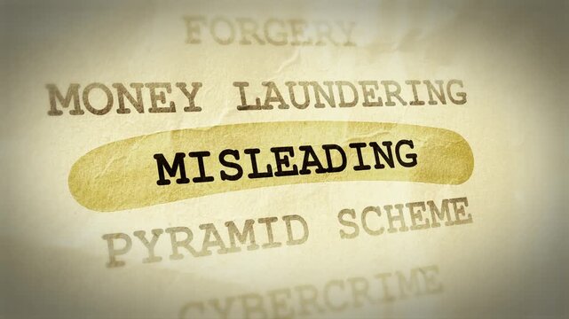 Misleading Text Highlight Animation &ndash; Documentary Style Effect
