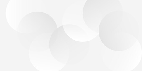 Modern background with gray circle. White and grey abstract modern transparency circle presentation background abstract