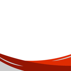 Obraz premium Business Footer with Line Decoration