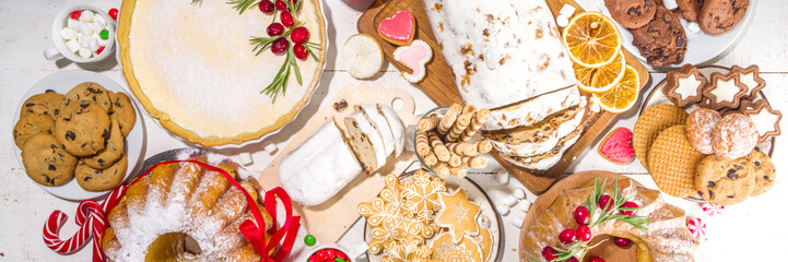 Assortment Christmas baking sweet