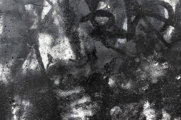 Fototapeta premium Abstract grunge texture in black, white. Retro 90s vibe, bold contrast, textured surface. Background, web header, modern 90s aesthetic, creative banner.
