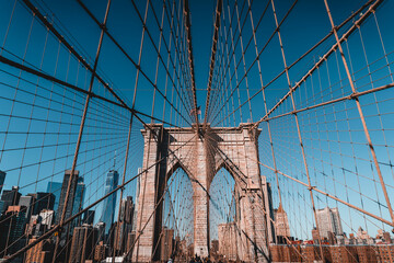 Fototapeta premium brooklyn bridge new york city