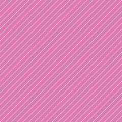 Cream diagonal stripe seamless pattern over a magenta pink background, perfect for branding, packaging, stationery, textiles, and contemporary geometric design uses.