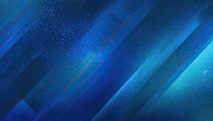 Abstract blue background with diagonal lines, particles, and textured light gradients