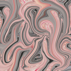 Soft abstract marble waves in pink and gray tones with fluid motion, organic swirl texture, modern art background ideal for design, wallpaper, branding, and motion graphics.