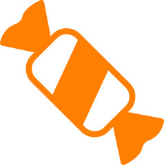 Candy sweets icon in colorful flat line style featuring confection, dessert, treat, bonbon, sugar, snack and related synonym elements for holiday graphics, packaging, party design and decoration