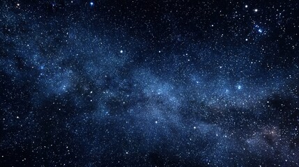 Fototapeta premium Shimmering milky way galaxy and starry night sky in the universe