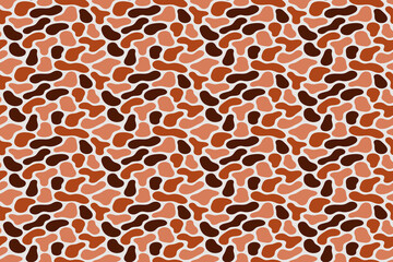 Pebble seamless pattern illustration. Abstract stone pebble background. 

