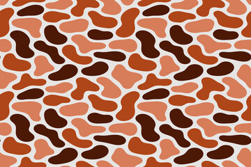 Pebble seamless pattern illustration. Abstract stone pebble background. 
