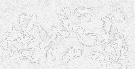 Topographic elevation lines pattern, smooth wave-like contours, black stroke on pure white, stylish minimalist cartography artwork