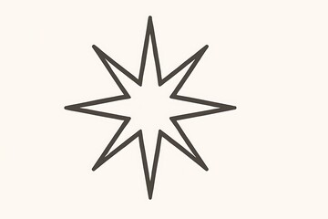 Obraz premium Sleek starburst made with geometric lines