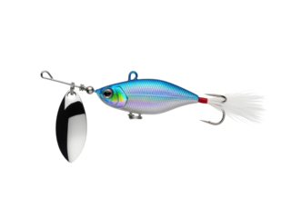 Isolated Fishing lure, spinner bait for sport fishing, game fish predator, artificial bait