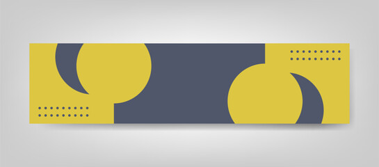 Minimal Geometric LinkedIn Banner Background