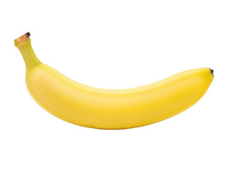 Isolated ripe banana healthy snack, tropical fruit food ingredient, nutritious and fresh