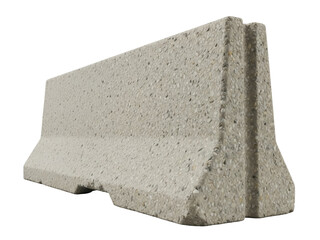 Isolated precast concrete barrier construction equipment road divider protection safety material