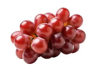 Isolated fresh red grapes, healthy diet, vitamins, source of resveratrol, antioxidants