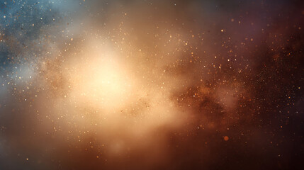 Dreamy pastel gradient background with soft golden light and ethereal glow, Generative AI