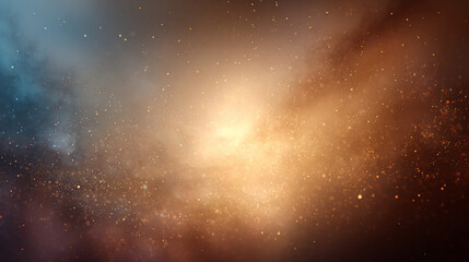 Dreamy pastel gradient background with soft golden light and ethereal glow, Generative AI