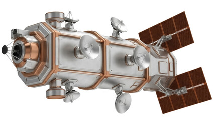 Isolated Spacecraft, Station or Satellite for Science, Futuristic Exploration, and Travel