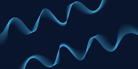 Abstract vibrant gradient line background vector. Futuristic style wallpaper with line distortion, wave, curved lines, colorful. Modern wallpaper design for backdrop, website, business, technology.