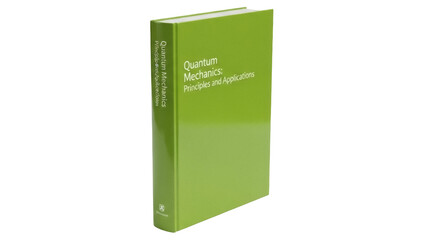 Isolated textbook physics reference guide quantum mechanics principles applications study aid