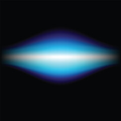 Futuristic glowing blue light beams on a transparent PNG background, ideal for overlay effects, neon shimmer, and speed light visuals.