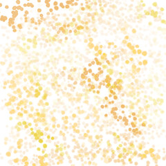 Abstract Gold Splash Confetti Pattern Isolated Without Background Png