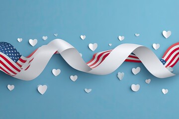 Celebrate Freedom with a Patriotic Independence Day Banner Honoring American Ideals and National Pride, Perfect for Festive Decorations and Proud Displays of Patriotism