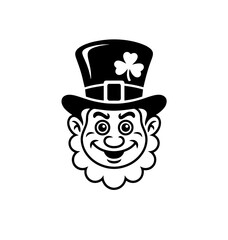 St Patrick's Day Funny Irish leprechaun  