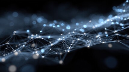 Digital network connection abstract, global communication technology