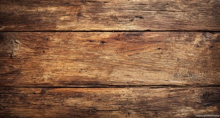 Fototapeta premium Rustic Wooden Surface with Rich Grain and Warm Tones for Background
