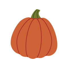 A classic round pumpkin with a rich reddish-orange hue. A symbol of the autumn harvest, perfect for Halloween carving and Thanksgiving pies.