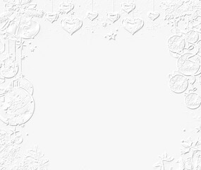 embossed image of Christmas 