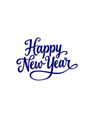 Blue Script Calligraphy 