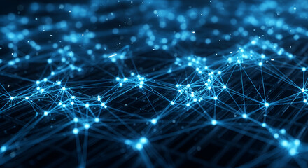 Stunning digital world map visualization highlights global data flow and dynamic network connections across continents with vibrant light beams