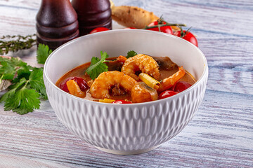 Coconut Thai Tom yum soup