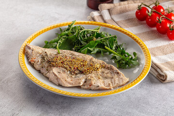 Dietary healthly food - turkey sous-vide