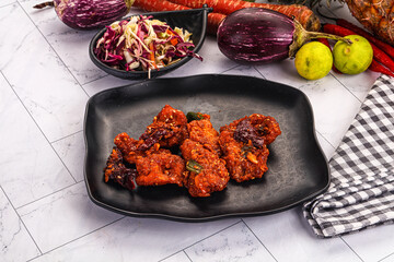 Indian cuisine - spicy Chicken 65