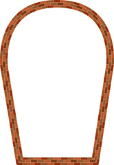 Horseshoe Arch 2 brick frame