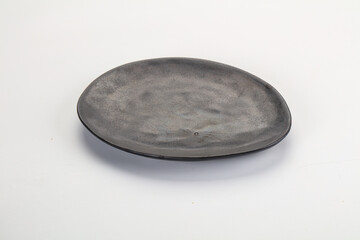 Empty clean color plate dishware