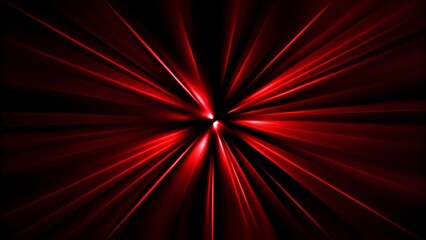 Abstract black background with red light line