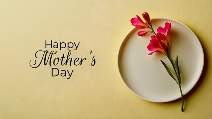 Beautiful Mom and Child Illustration