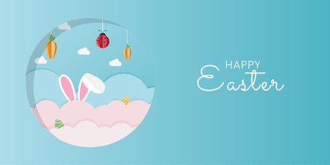 Happy Easter background.