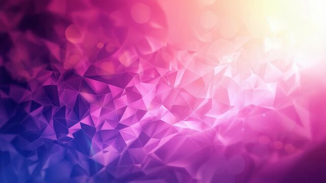 Abstract colorful background with geometric triangular pattern