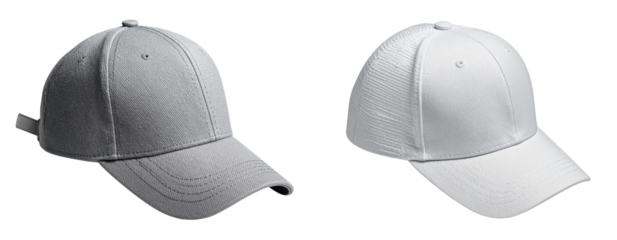 Stylish Snapback Cap Tilted Side View on Invisible Stand, Isolated