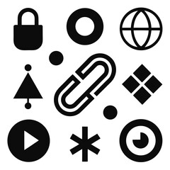 set of vector icons