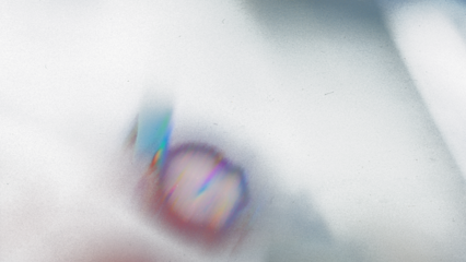 Colorful light leak overlay effect with scratch dust texture, abstract vintage film style background